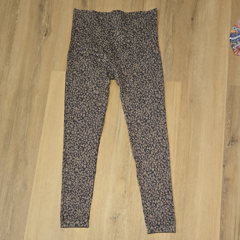SPANX Leopard Print Leggings 2X
